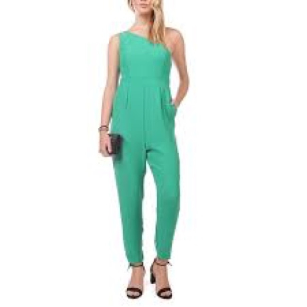 Green 19 Cooper One Shoulder Jumpsuit